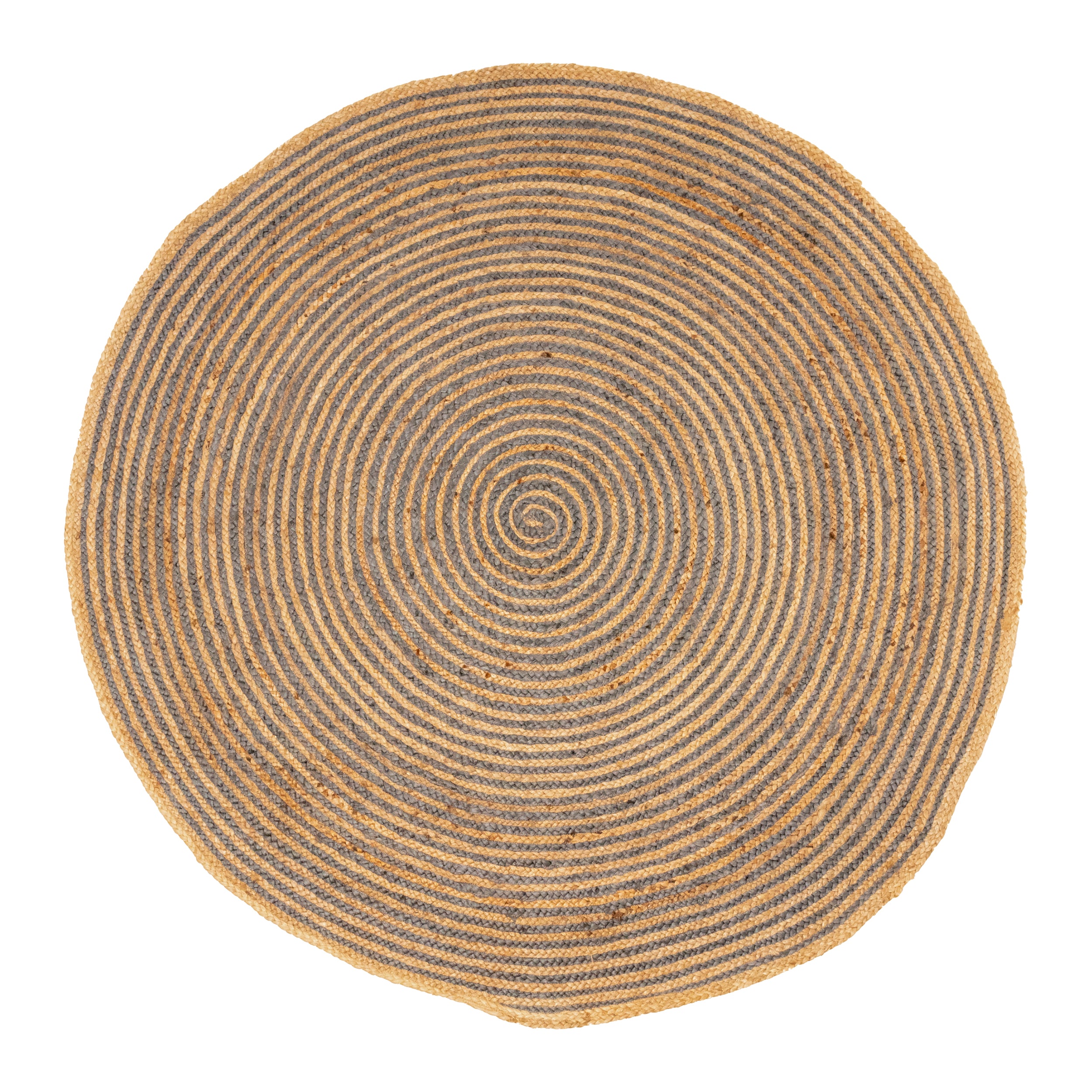 Braided Jute Reversible Handwoven Rug - Eco-Friendly Indoor/Outdoor Area Carpet for Living Room, Bedroom, Patio & Deck Decor