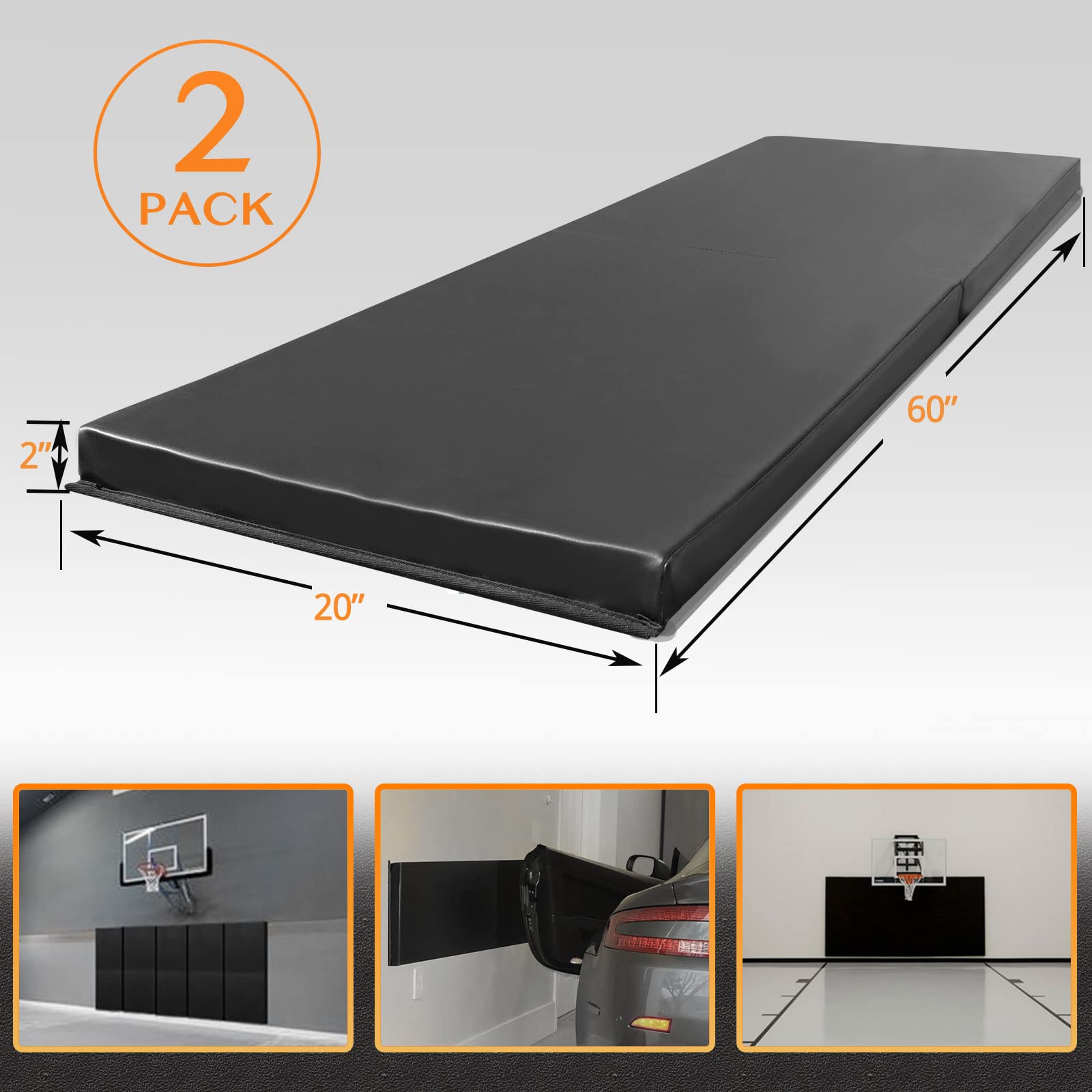 PROGOAL 2 Pack Wall Padding - 60