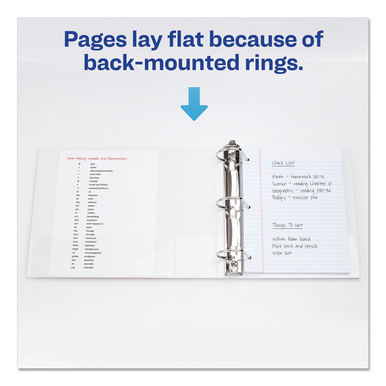 Avery® 3-Ring Durable View Binder with Durahinge & Slant Rings - 3