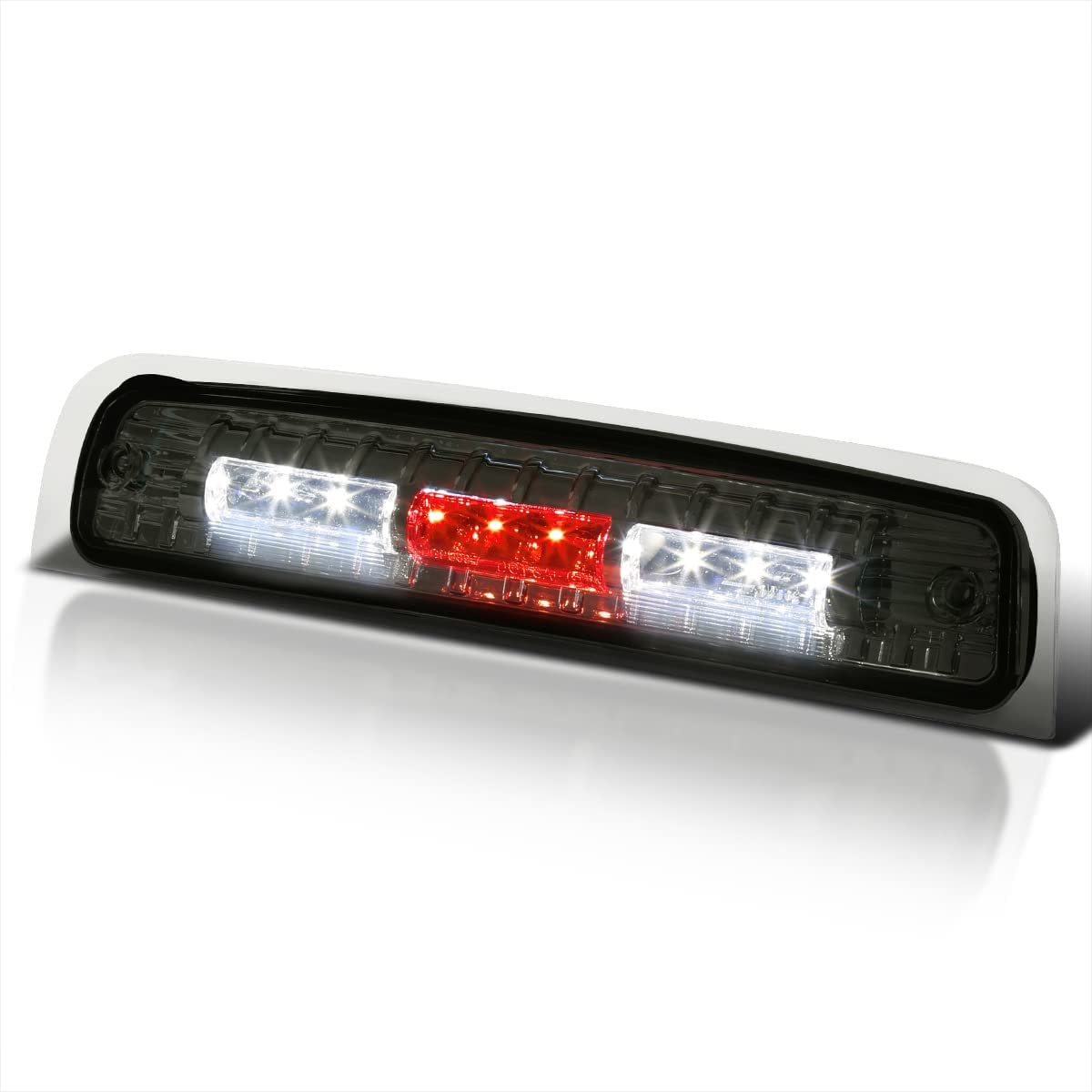 LED 3rd Brake Light for 2009-2018 Dodge RAM 1500, 2019-2022 RAM Classic, 2010-2018 RAM 2500/3500 - SMD LED with Chrome Housing & Smoke Lens - Enhanced Safety & Style for Night Driving & Off-Road Adventures