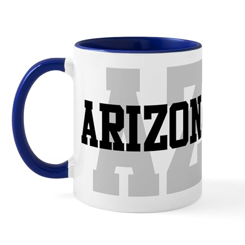 White/Navy Inside - AZ Arizona Mug