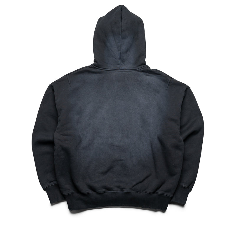 Purple Brand Studded Scratch Hoodie for Men & Women - Black Streetwear Fashion for Urban Style & Winter Comfort