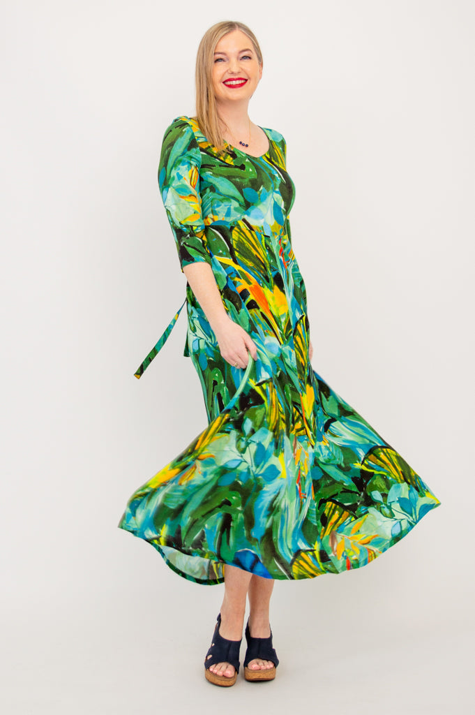 Eco-Friendly Coco Dress by Greenroom | Soft Linen & Bamboo Blend | Perfect for Summer Outings & Beach Vacations