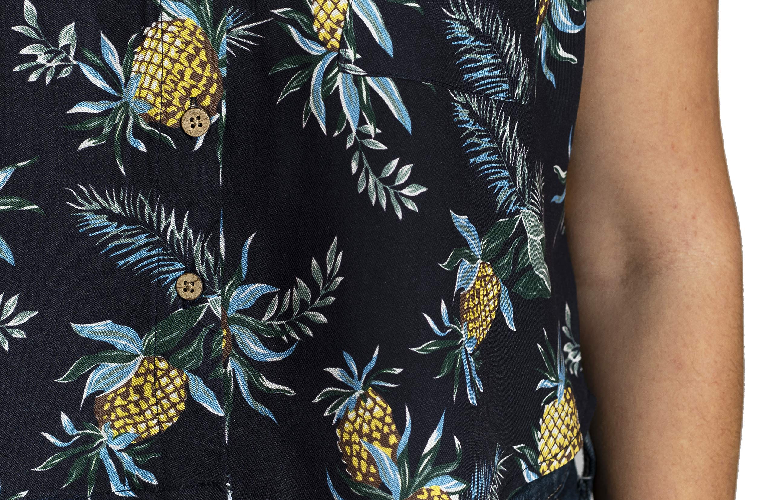 Women's Short Sleeve & Sleeveless Fun Button Down Shirts - Casual Summer Tops for Work, Beach & Everyday Wear