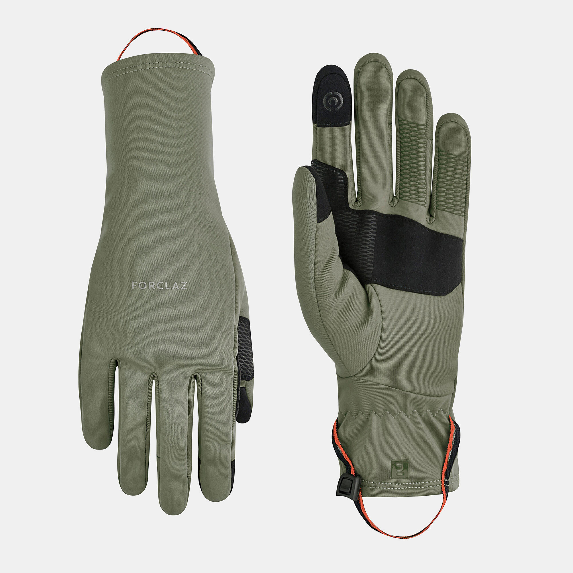 Forclaz MT500 Touchscreen Backpacking Gloves for Adults - Stretchable & Durable for Hiking, Camping & Outdoor Adventures