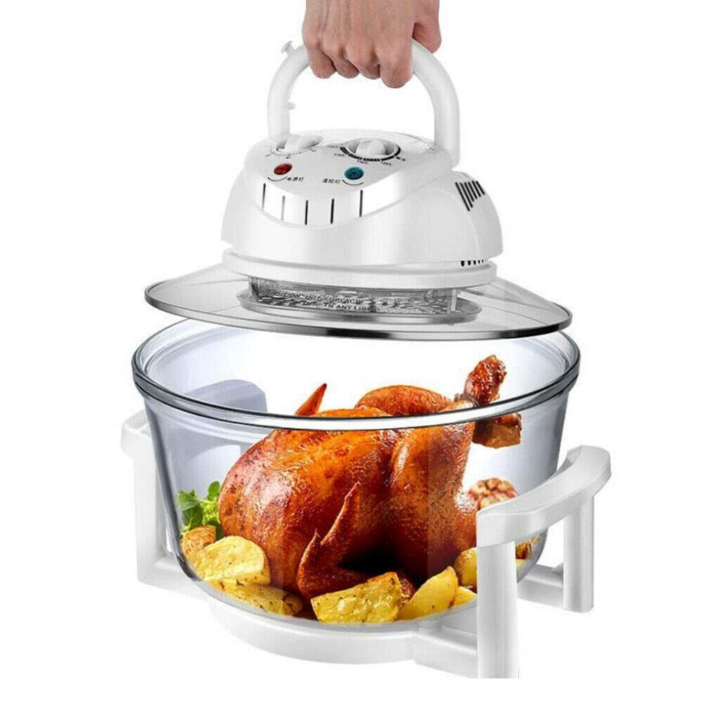 Turbo Air Fryer XL - 8QT Large Capacity Convection Oven with 360° Vertical Heating, Electric Roaster & Cooker for Healthy Frying (110V) - Perfect for Family Dinners, Meal Prep & Crispy Snacks