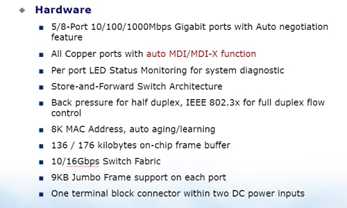 IGS-801T Industrial Gigabit Ethernet Switch 8-Port 10/100/1000TX with IP30 Rating & Wide Temperature Range (-40~75°C) - Reliable Networking for Factories, Warehouses & Harsh Environments