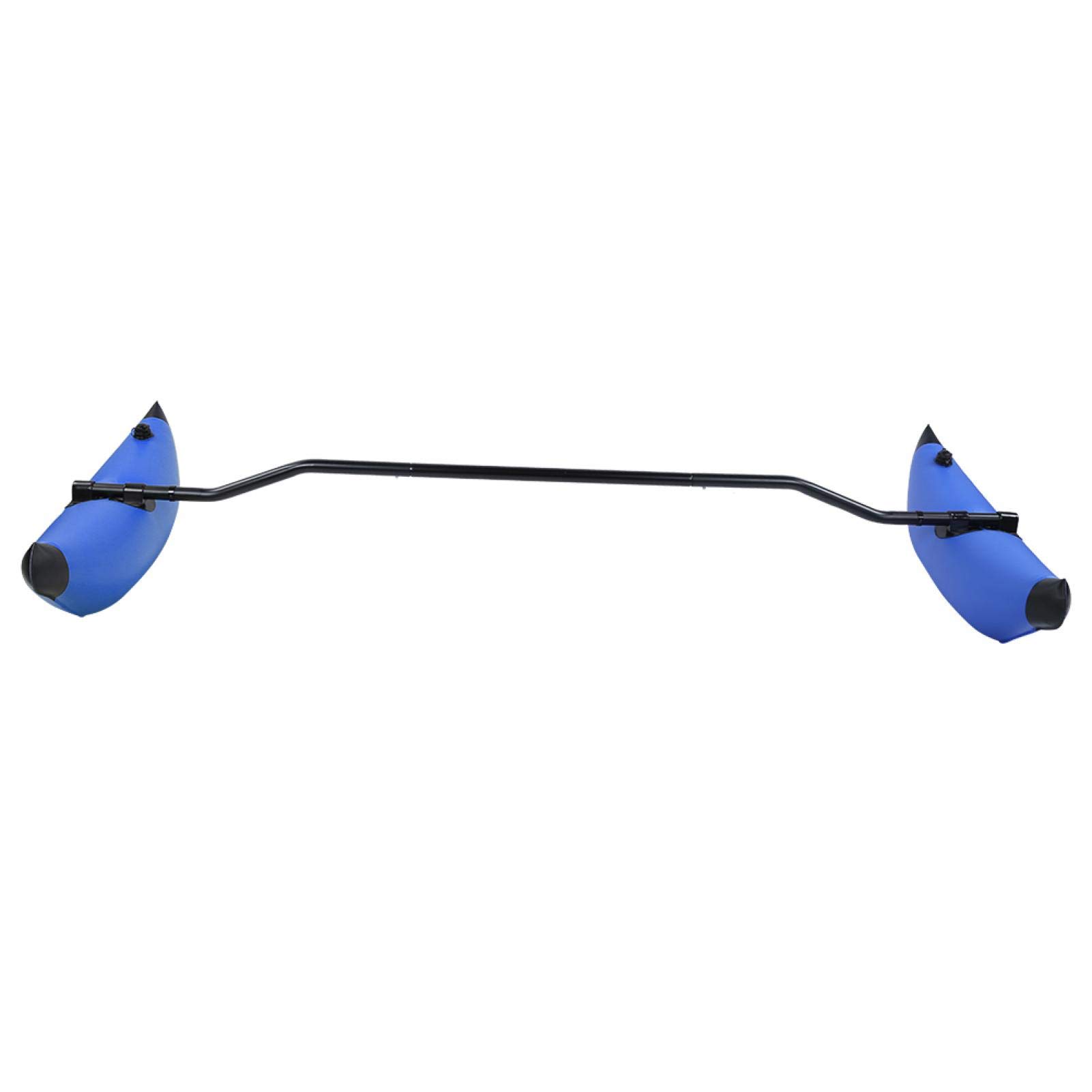**Inflatable Kayak Stabilizer Outrigger Kit - PVC Canoe Balancing Float Accessory for Paddling & Fishing | Kayak Stabilizer for Inflatable Kayaks & Canoes | Outdoor Water Sports & Boating (Blue)**