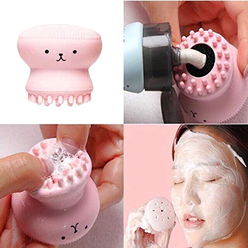 Raaya Face Scrubbers for Girls - Exfoliating Facial Cleansing Brush for Soft Skin - Perfect for Home Spa & Teen Skincare Routine