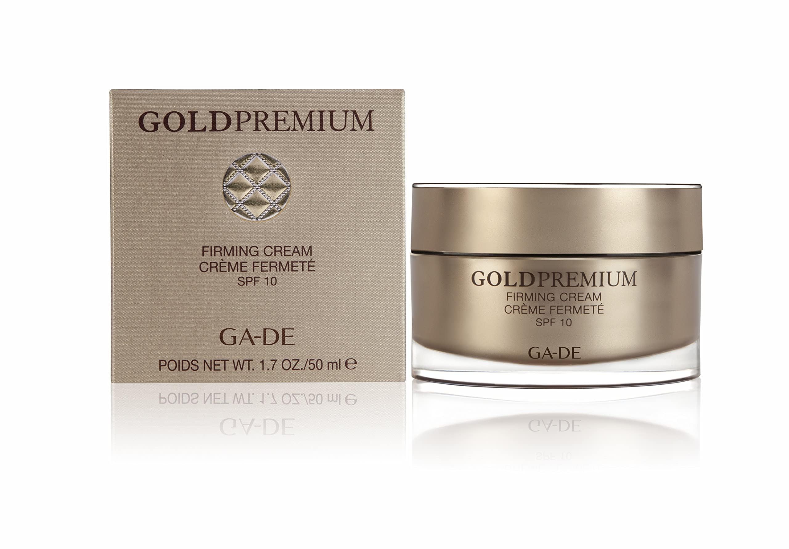 Ga-de Cosmetics Gold Premium Firming Day Cream 50ml - Anti-Aging & Hydrating Face Moisturizer for Women - Perfect for Daily Skincare Routine & Mature Skin Care