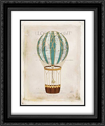 Pertiet, Katie 15x17 Black Ornate Framed Double Matted Museum Art Print - Balloon Expo V - Perfect for Living Room, Bedroom & Office Wall Decor