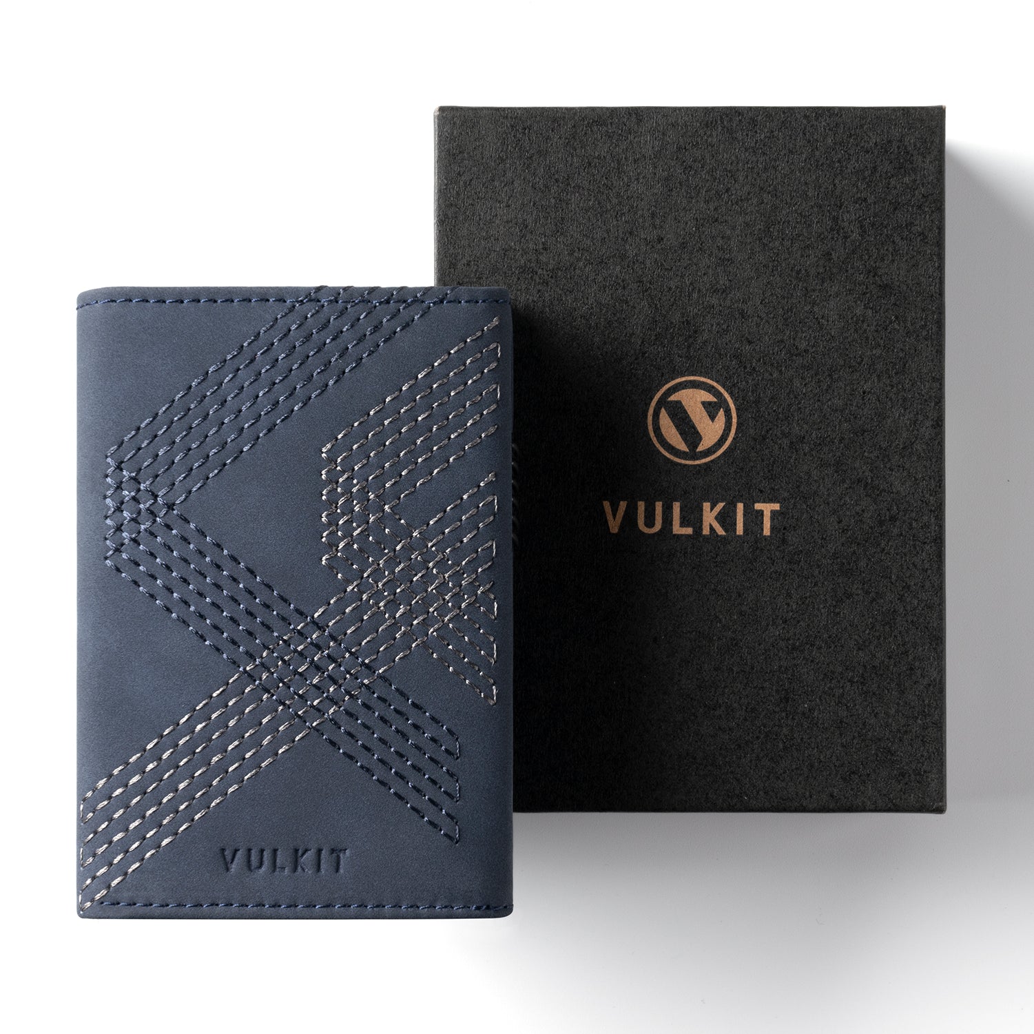 VC302 Limited Edition Numbered Tri-Fold Wallet with Side Slider & Magnetic Closure - Perfect for Everyday Carry, Travel & Business (Men's RFID Blocking Leather Wallet)