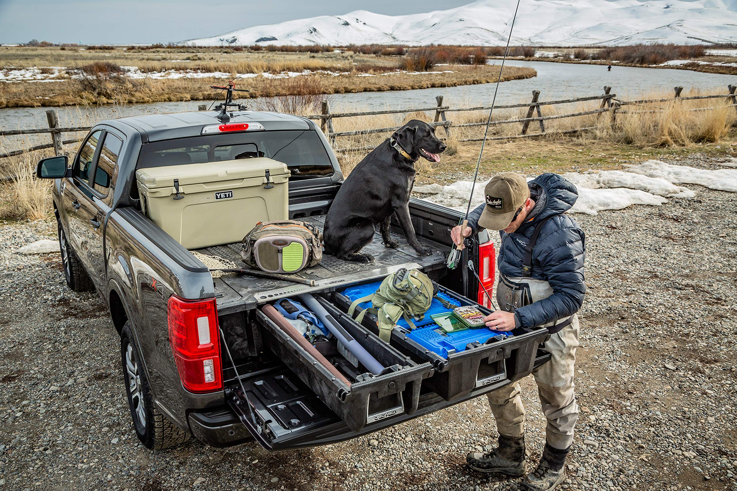 DECKED Ford Truck Bed Storage System with Accessories | Durable & Secure Cargo Organizer for Pickup Trucks | Perfect for Camping, Work & Outdoor Adventures