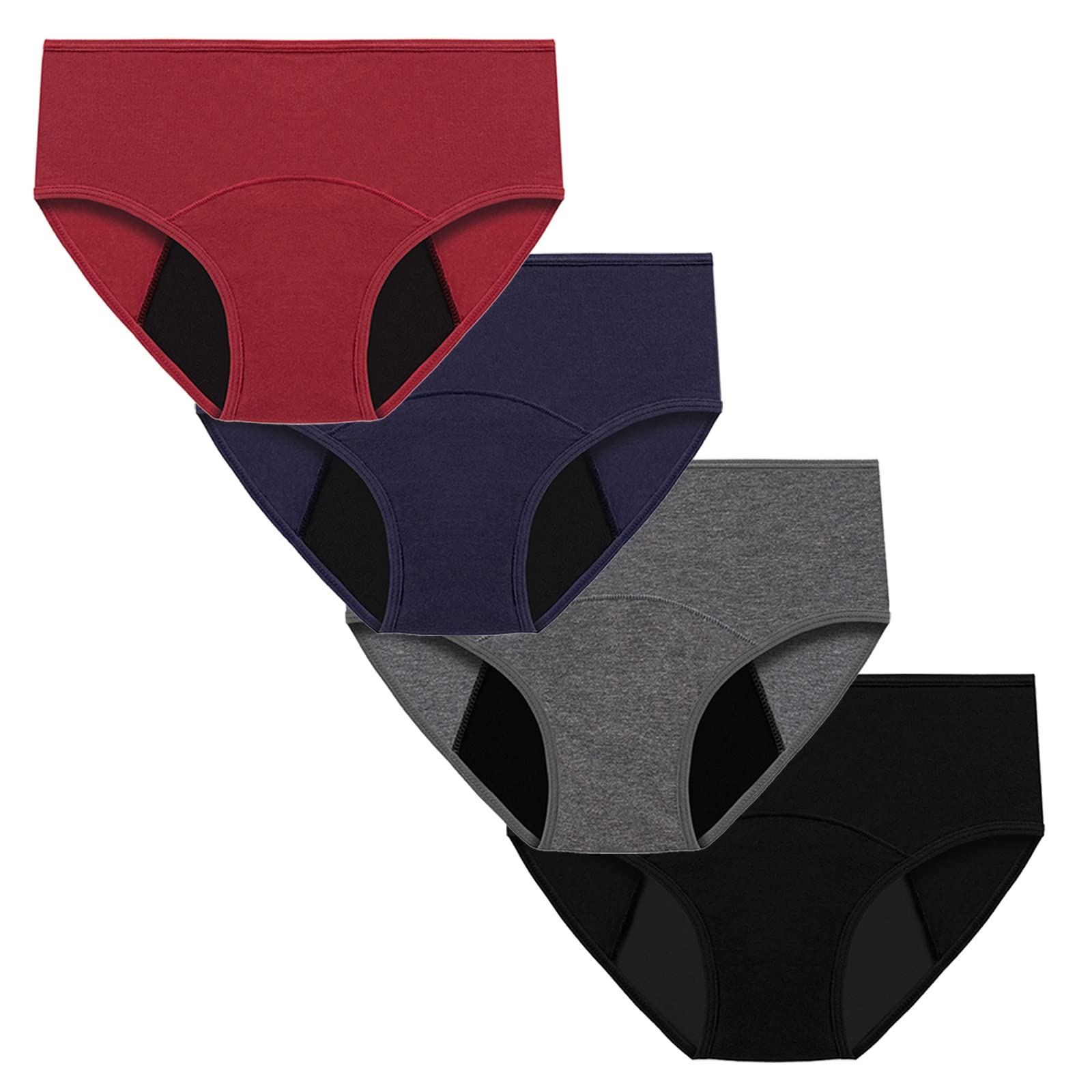 Women's 5-Pack Cotton Underwear - Soft, Breathable Full Coverage Briefs for Everyday Comfort | Perfect for Work, Yoga & Sleep
