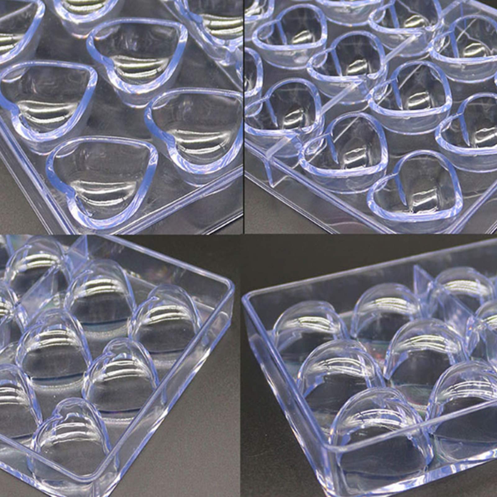 Heart Shaped Chocolate Mold - 21 Mini PC Candy Molds for Baking, Mousse & Jelly