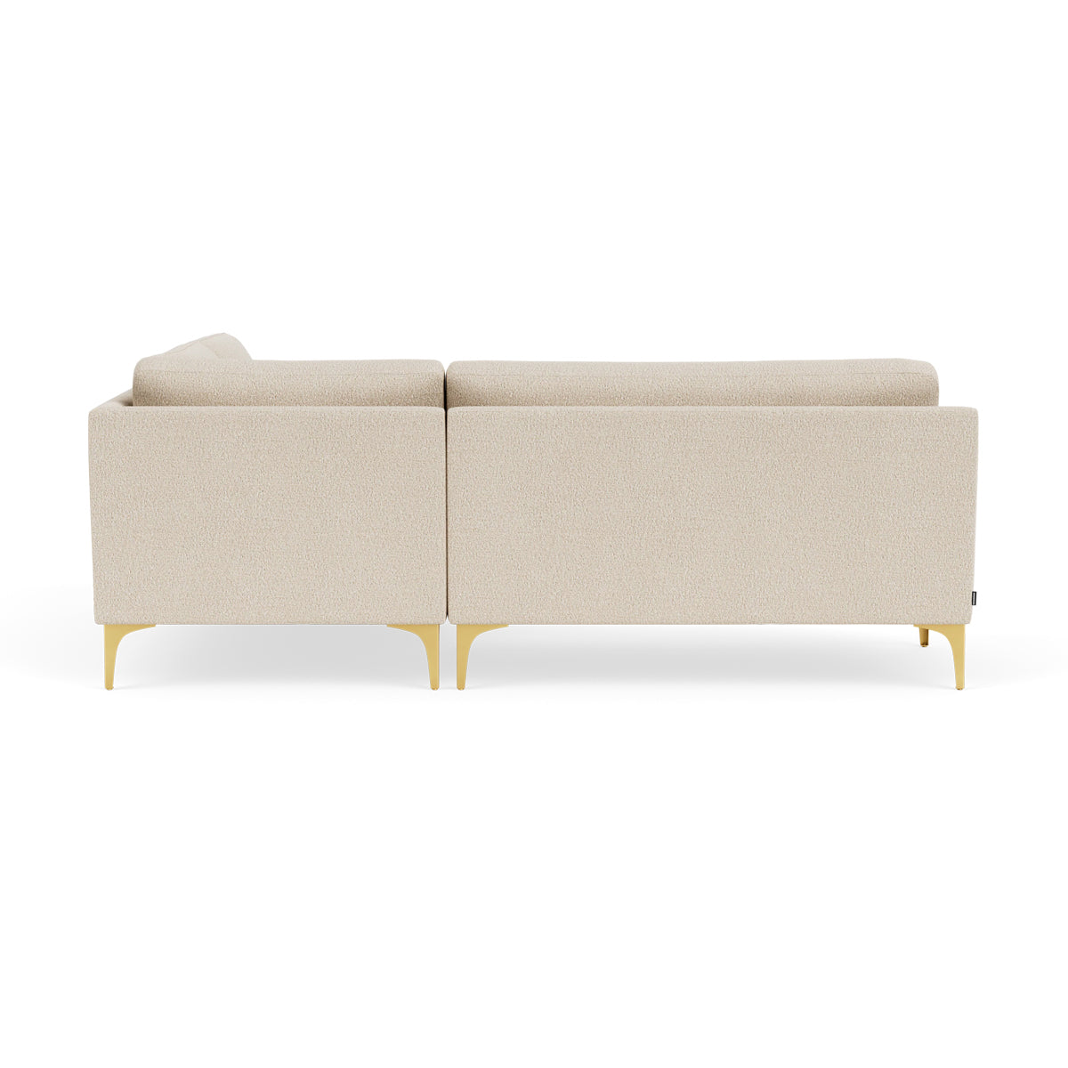 Astha Boucle Right Corner Sofa - Modern L-Shaped Sectional Couch for Living Room, Lounge & Small Spaces | Soft Upholstery, Comfortable Seating, Stylish Home Decor
