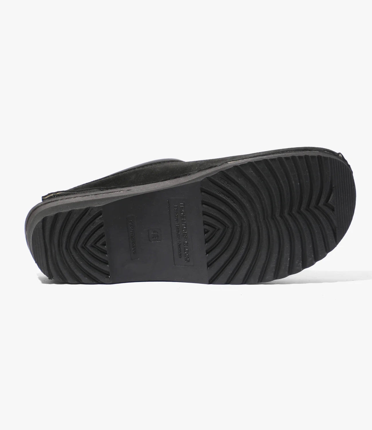 Monet Clog Shoes for Women - Black Rough Out Leather Slip-On Comfortable Loafers | Perfect for Casual Wear, Work & Outdoor Activities