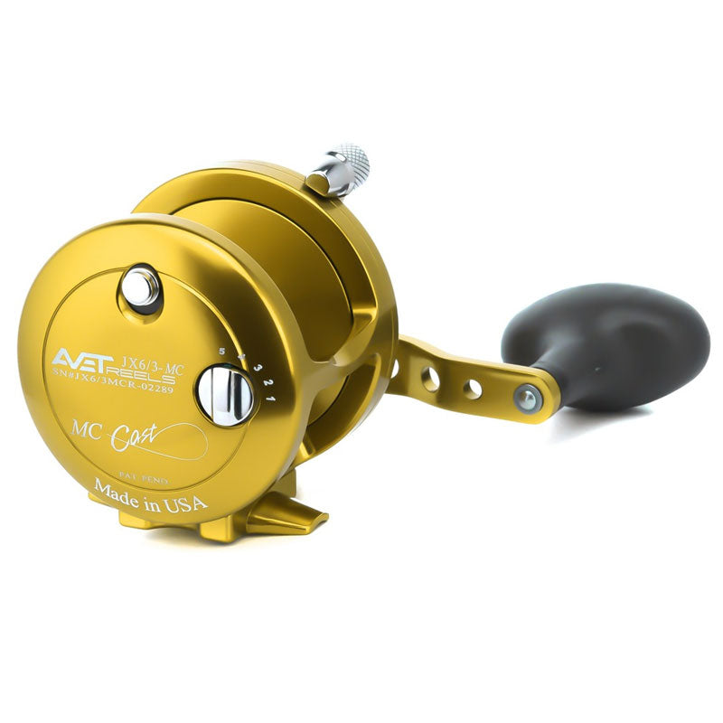 Avet G2 JX 6/3 Two Speed Magic Cast Fishing Reel - Perfect for Saltwater & Offshore Big Game Fishing