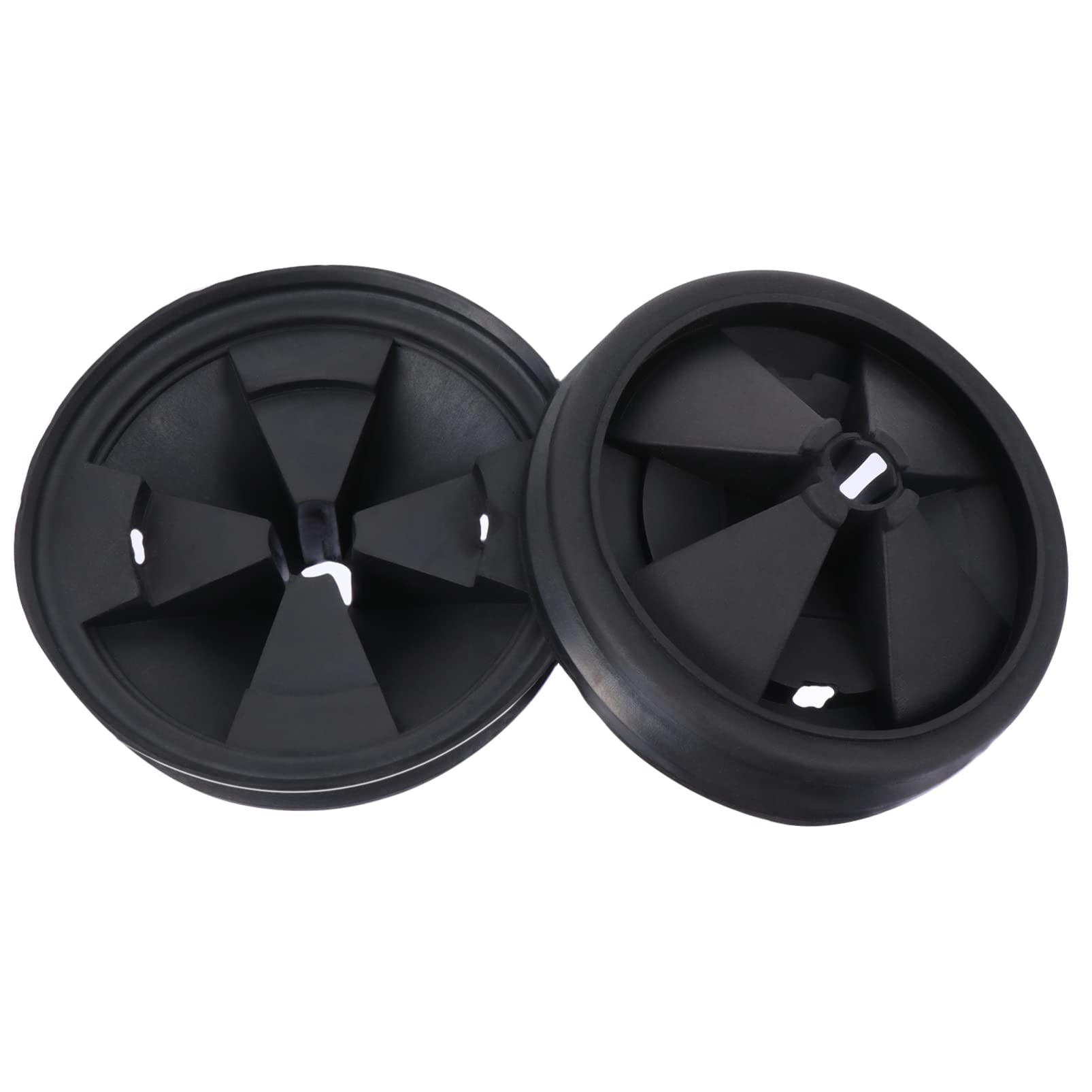 Housoutil 2-Pack 2023 Upgraded Removable Garbage Disposal Guards - Universal Sink Baffle Replacement for Kitchen & Bathroom Drains | Durable Food Waste Disposer Accessories | Perfect for Clog Prevention & Odor Control in Home Sinks