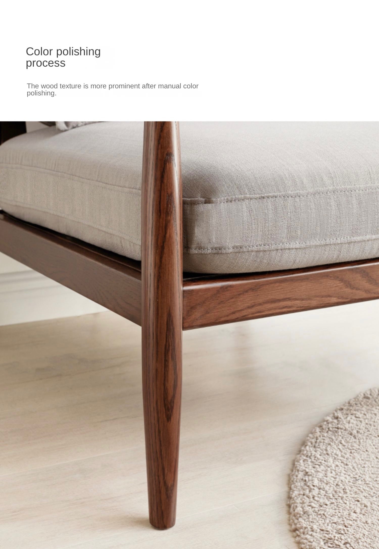 Solid Oak Wood Walnut Finish Leisure Combination Set - Perfect for Living Room, Bedroom, or Office Furniture