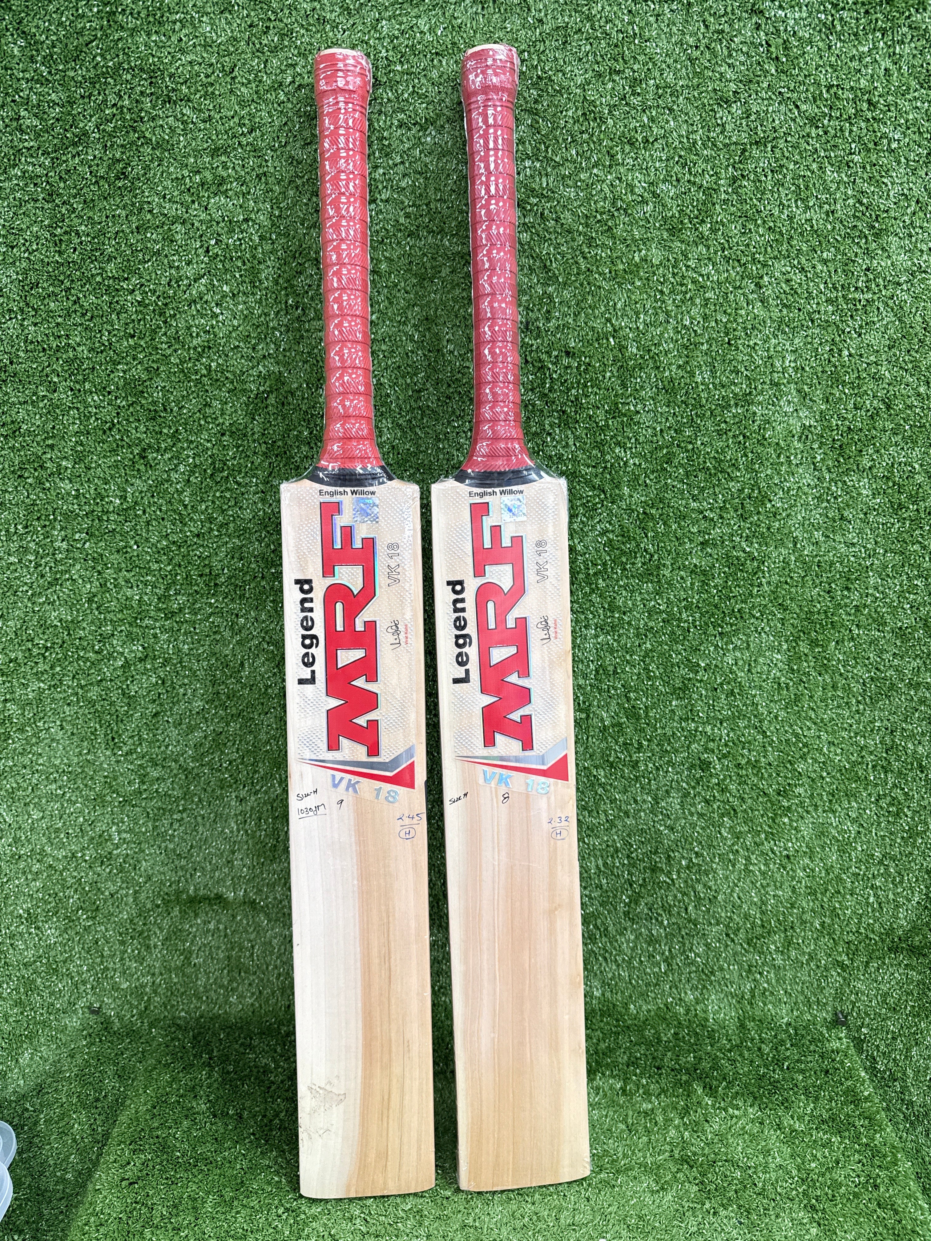 MRF Legend VK 18 Harrow Junior/Youth Cricket Bat - Premium English Willow - Perfect for Youth Cricket Training & Matches