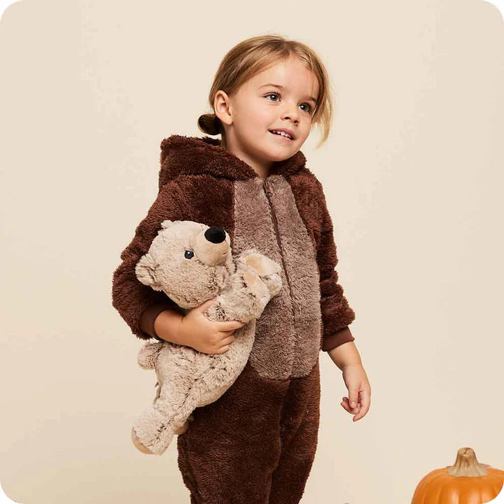 Warmies Brown Bear Microwaveable Heating Plush Toy - Soft & Cozy for Relaxation, Stress Relief & Better Sleep - Perfect for Kids & Adults at Home, Office or Travel