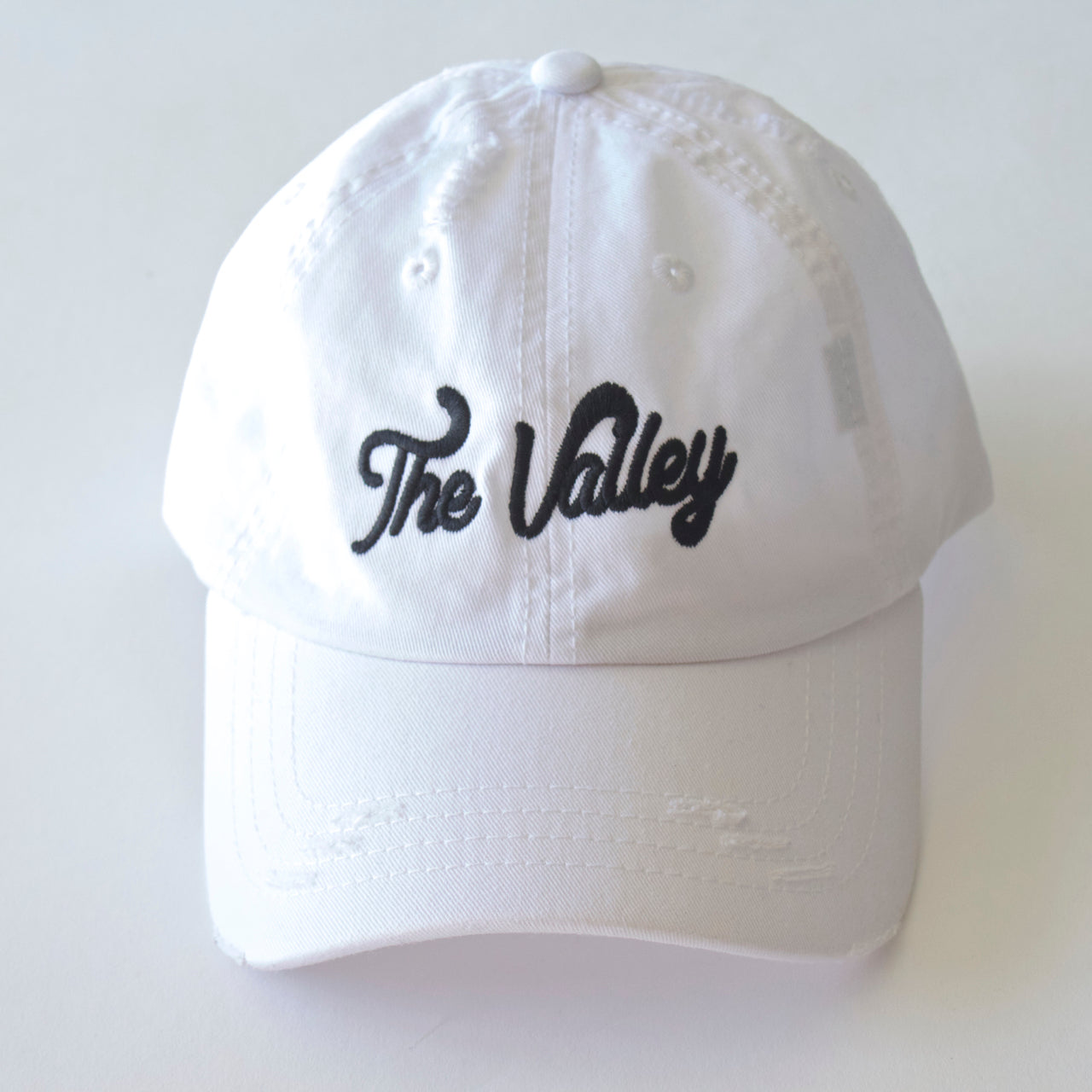 Valley Dad Hat - Classic White Baseball Cap for Men & Women | Perfect for Outdoor Activities, Sports & Casual Wear