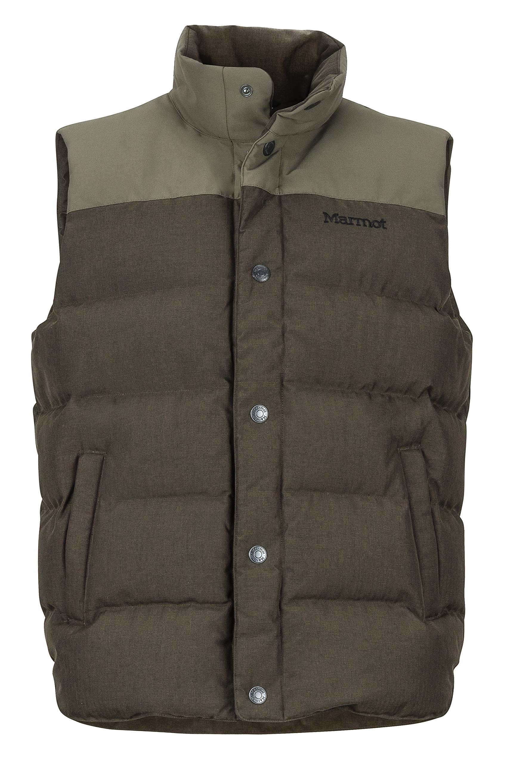 Marmot Men's Fordham Down Puffer Vest - Lightweight Warm Winter Insulated Jacket for Outdoor Activities, Hiking & Camping