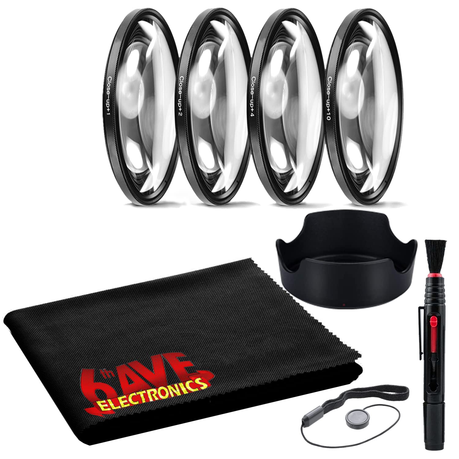 67MM Lens Accessory Kit - Deluxe Bundle for 67MM Camera Lenses with Close-Up Filters, Tulip Lens Hood, Cleaning Kit & Cap Keeper | Perfect for DSLR Photography, Macro Shots & Outdoor Shooting
