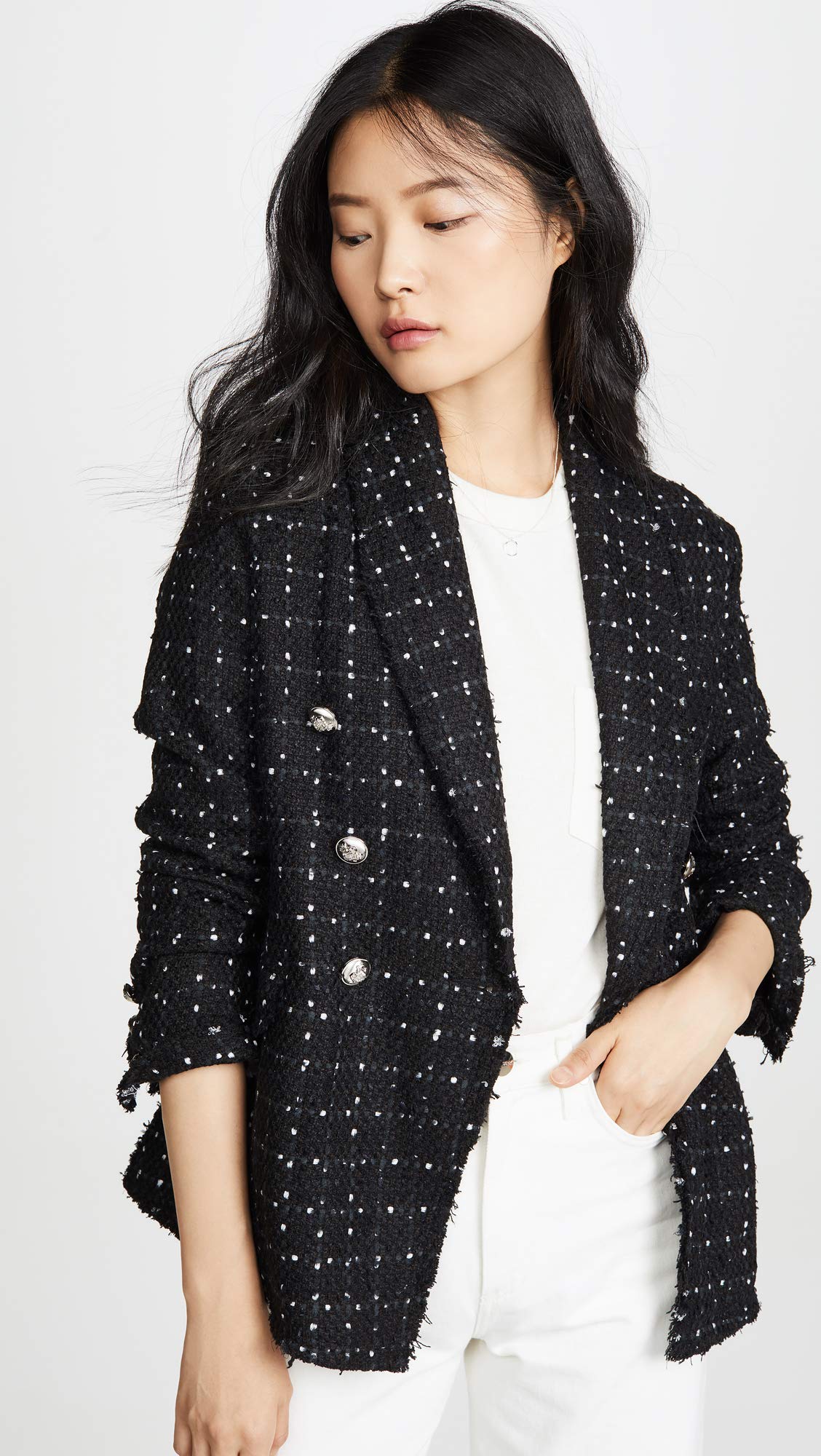 Women's Kendall Blazer Jacket - Elegant Tailored Fitted Office Wear for Business Women | Perfect for Work, Interviews & Professional Events