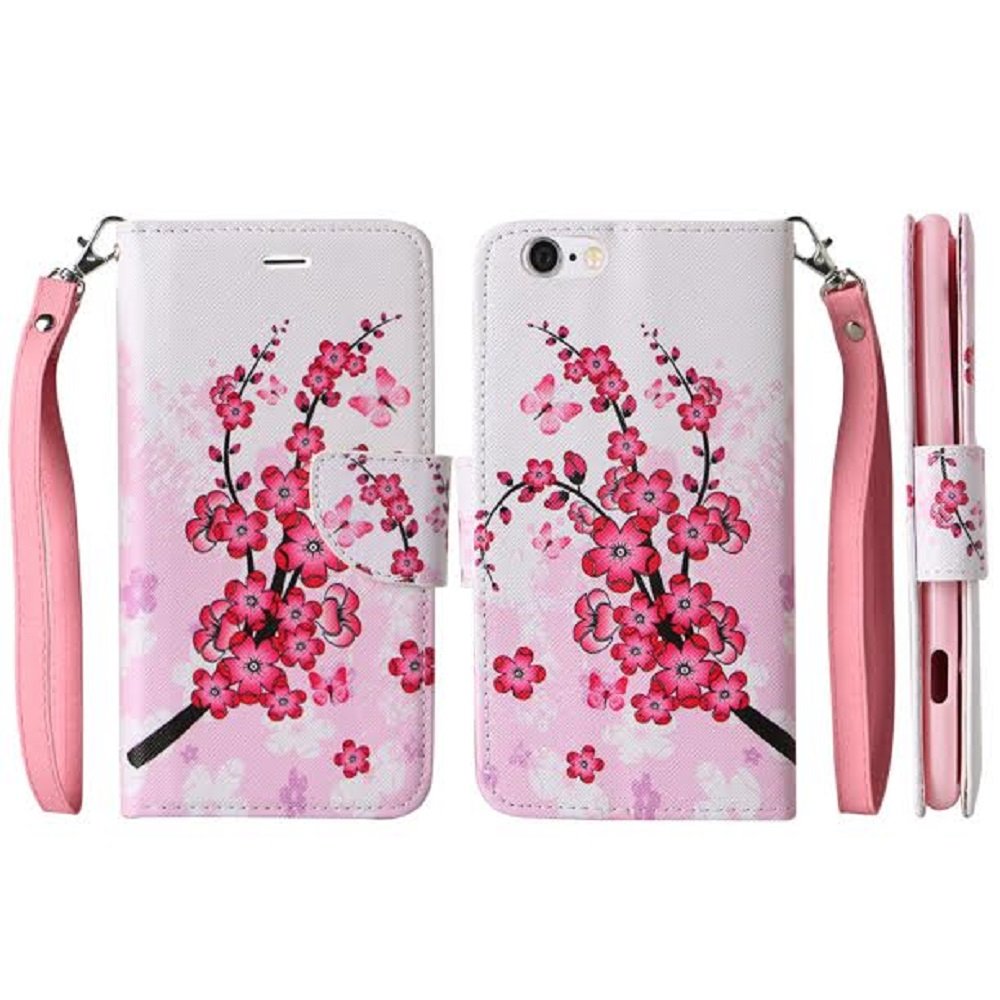 Premium PU Leather Magnetic Flip Wallet Case for iPhone 6s Plus/6 Plus (5.5