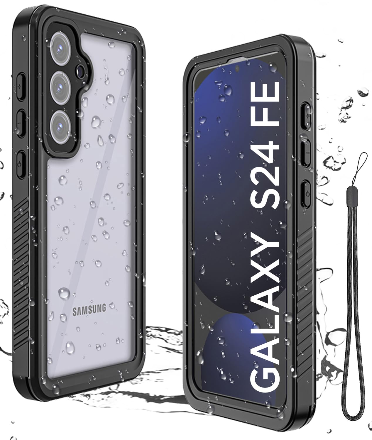 Miimall Rugged Waterproof Case for Samsung Galaxy S24 FE 6.7