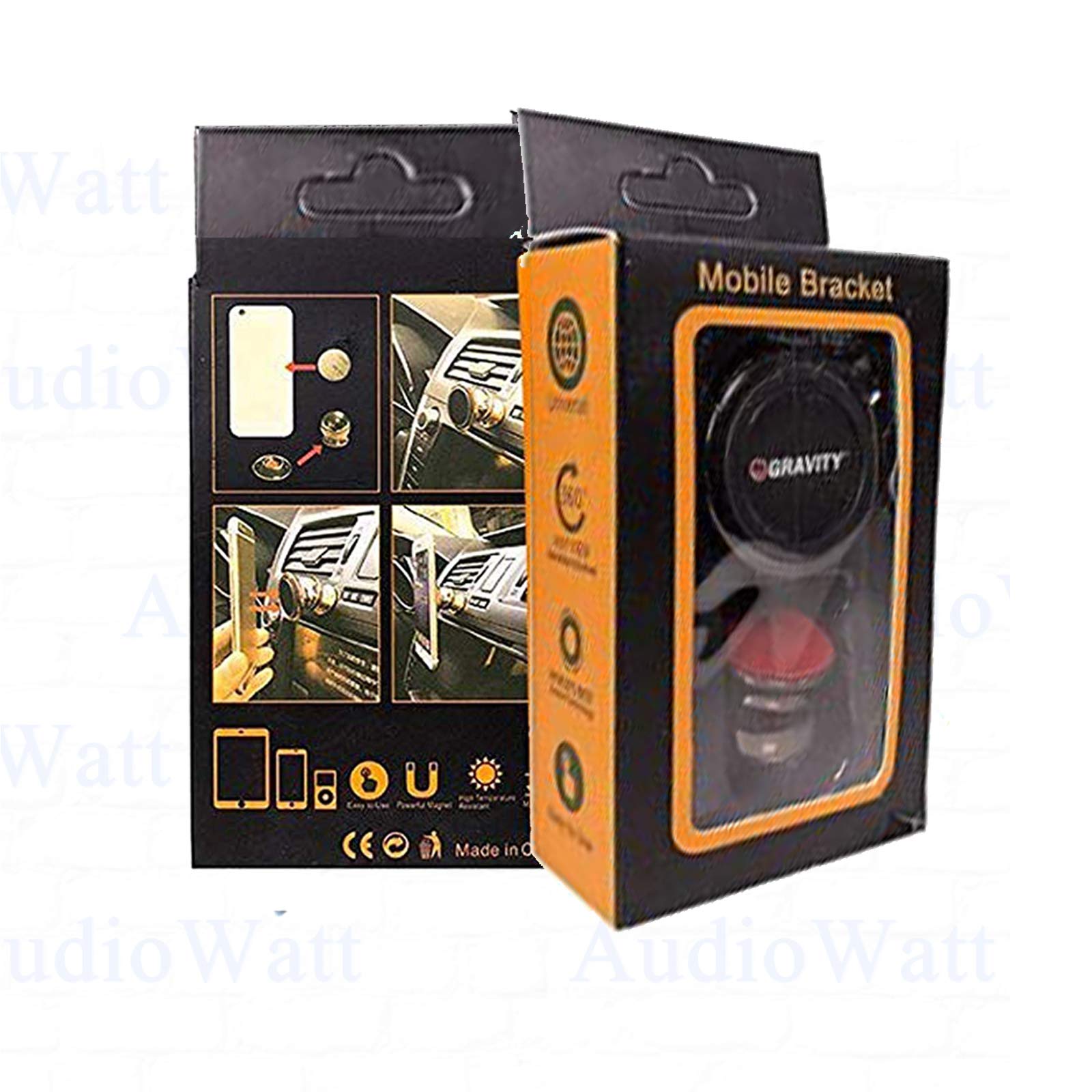 Mackie CR4-X 4-Inch Studio Monitor Speakers (Pair) - 50W Multimedia Reference Monitors with EMB Cables & Gravity Magnet Phone Holder - Perfect for Home Recording, Podcasting & Music Production