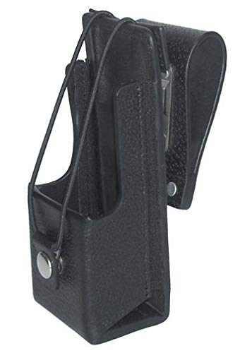 Durable Leather Carry Case for Motorola XTS 1500 Two-Way Radio with Swivel Belt Loop - Protective Holster for Police, Security & Outdoor Use (Non-Display Model)