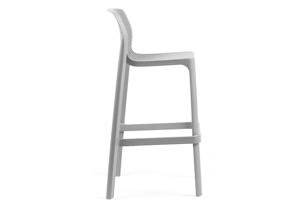 EZ Hospitality Net Outdoor Cafe and Bar Stool - 30 Inch Seat Height - Durable & Weatherproof for Patio, Restaurant, and Poolside Use