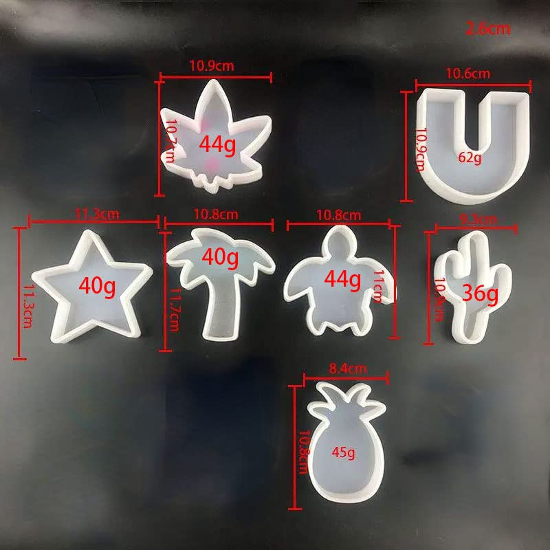 Cute Cactus Car Freshie Molds - Silicone Epoxy Resin Molds for Aroma Beads, Soap, Candle & Pendant Making - DIY Air Freshener & Home Decor Craft Supplies (Cartoon Design) - Perfect for Car, Bathroom & Gift Making