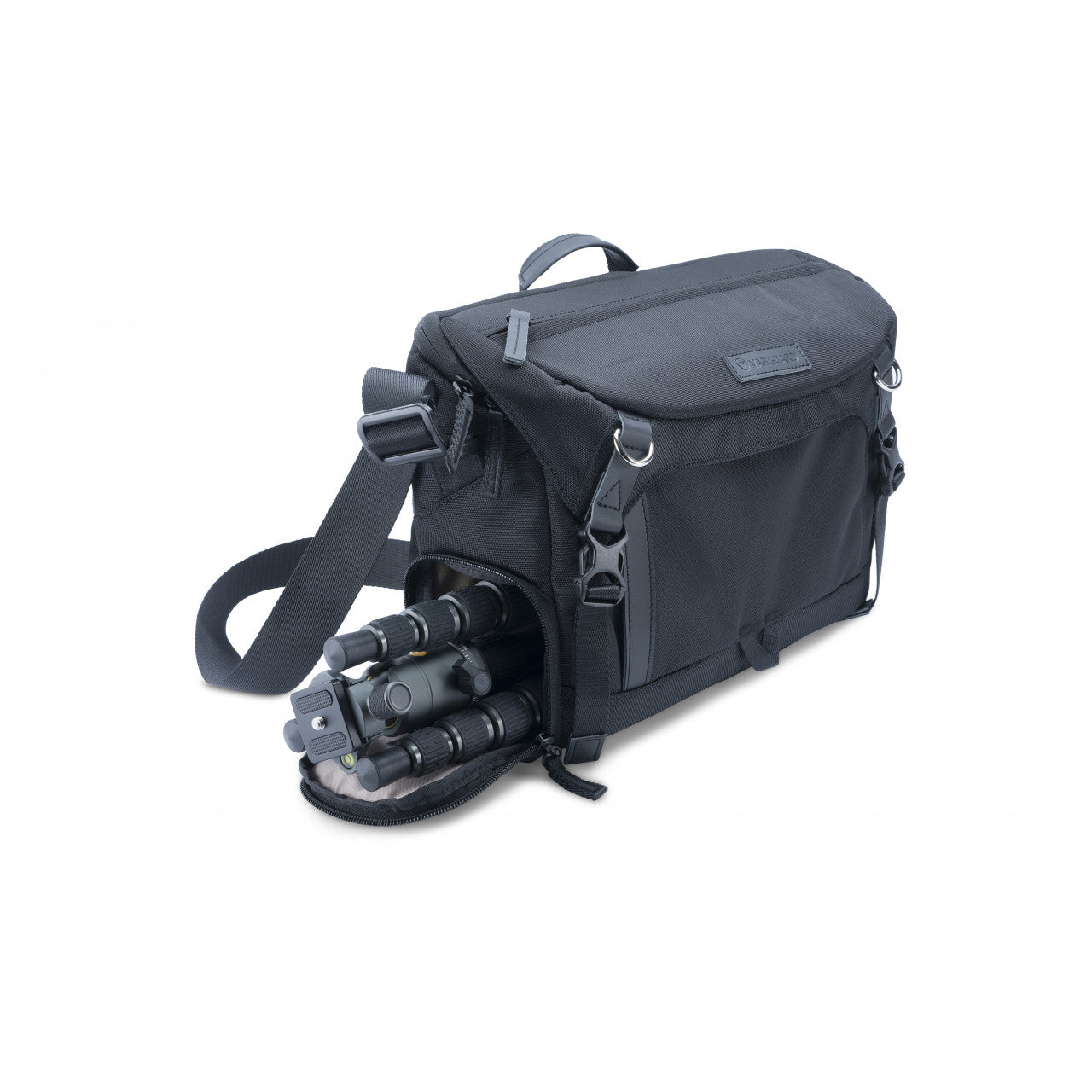 VEO GO 34M BK Professional Shoulder Camera Bag for DSLR & Mirrorless Cameras - Waterproof & Durable Black Photography Bag - Perfect for Travel, Hiking, and Outdoor Photography