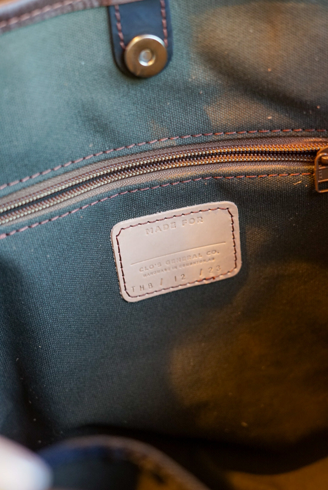 Stylish Two-Tone Handbag in Pebbled Brown & Dark Amber Harness Leather - Perfect for Work, Travel, and Everyday Use