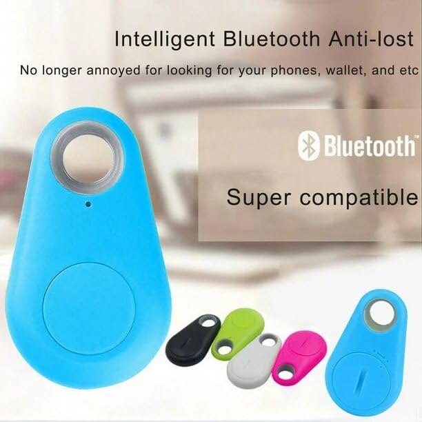 Wireless Bluetooth 4.0 Key Finder - Smart Anti-Lost Alarm Tracker with GPS for Keys, Phone, Wallet, Luggage & Pets (2 Pack) | Perfect for Travel, Home & Office Organization