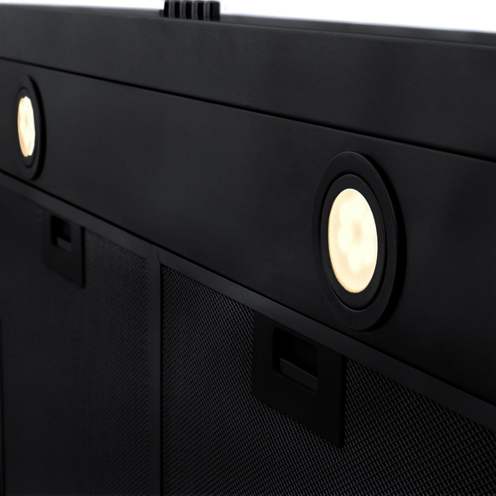 ZLINE 30 Inch 400 CFM Ducted Under Cabinet Range Hood - Black Stainless Steel (BS617 30) | Powerful Kitchen Ventilation for Smoke & Odor Removal | Perfect for Home Chefs & Modern Kitchens