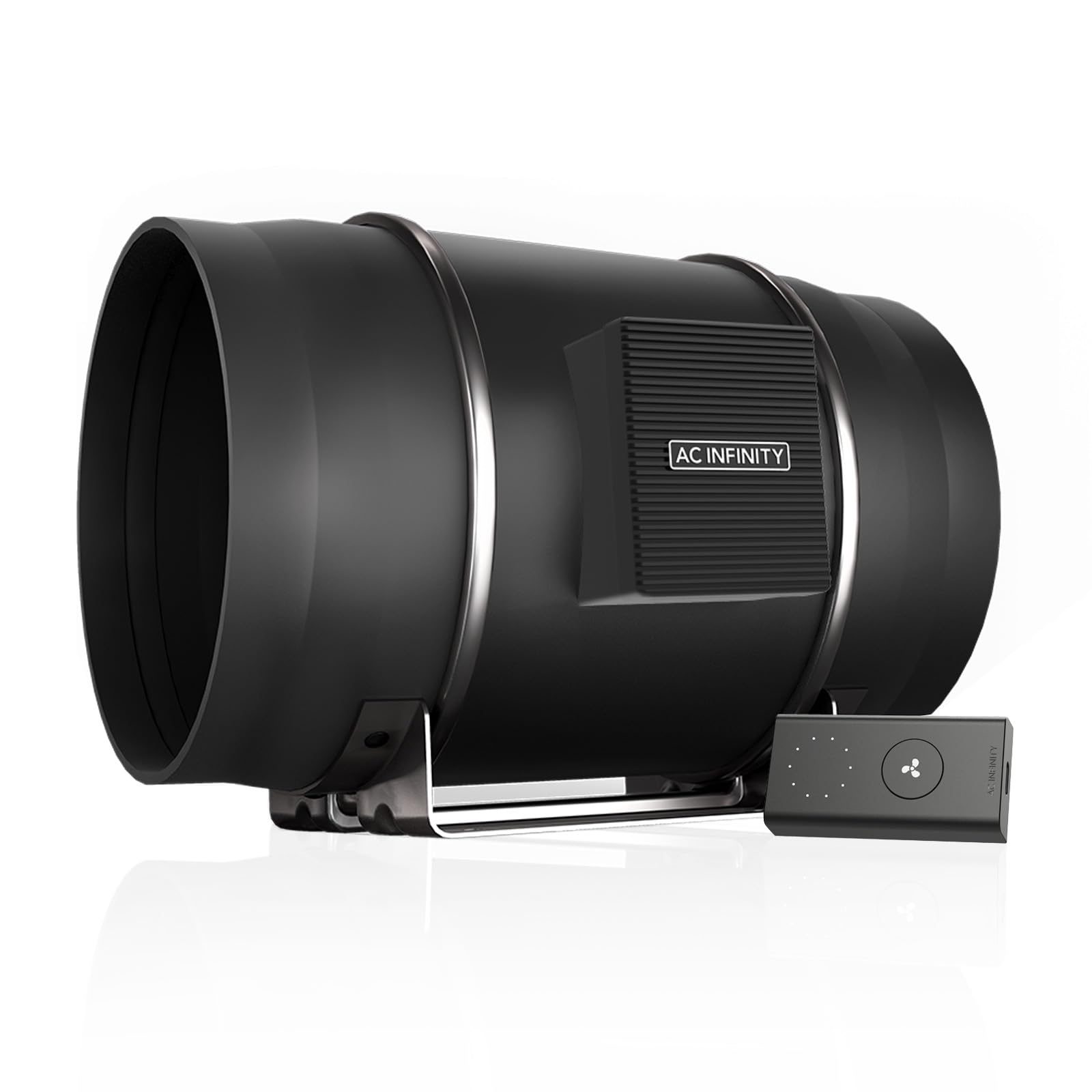 AC Infinity CLOUDLINE PRO S10 - 10 Inch Quiet Inline Duct Fan with EC Motor & Speed Controller | Energy Efficient Ventilation Exhaust System for Grow Tents, Hydroponics, Home Heating & Cooling | Perfect for Indoor Gardens, Greenhouses & HVAC Air Circulation
