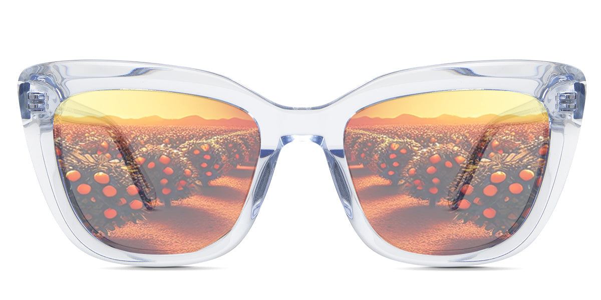 LESA Women's Prescription Tinted Glasses - Stylish & UV Protection for Reading, Driving & Outdoor Activities