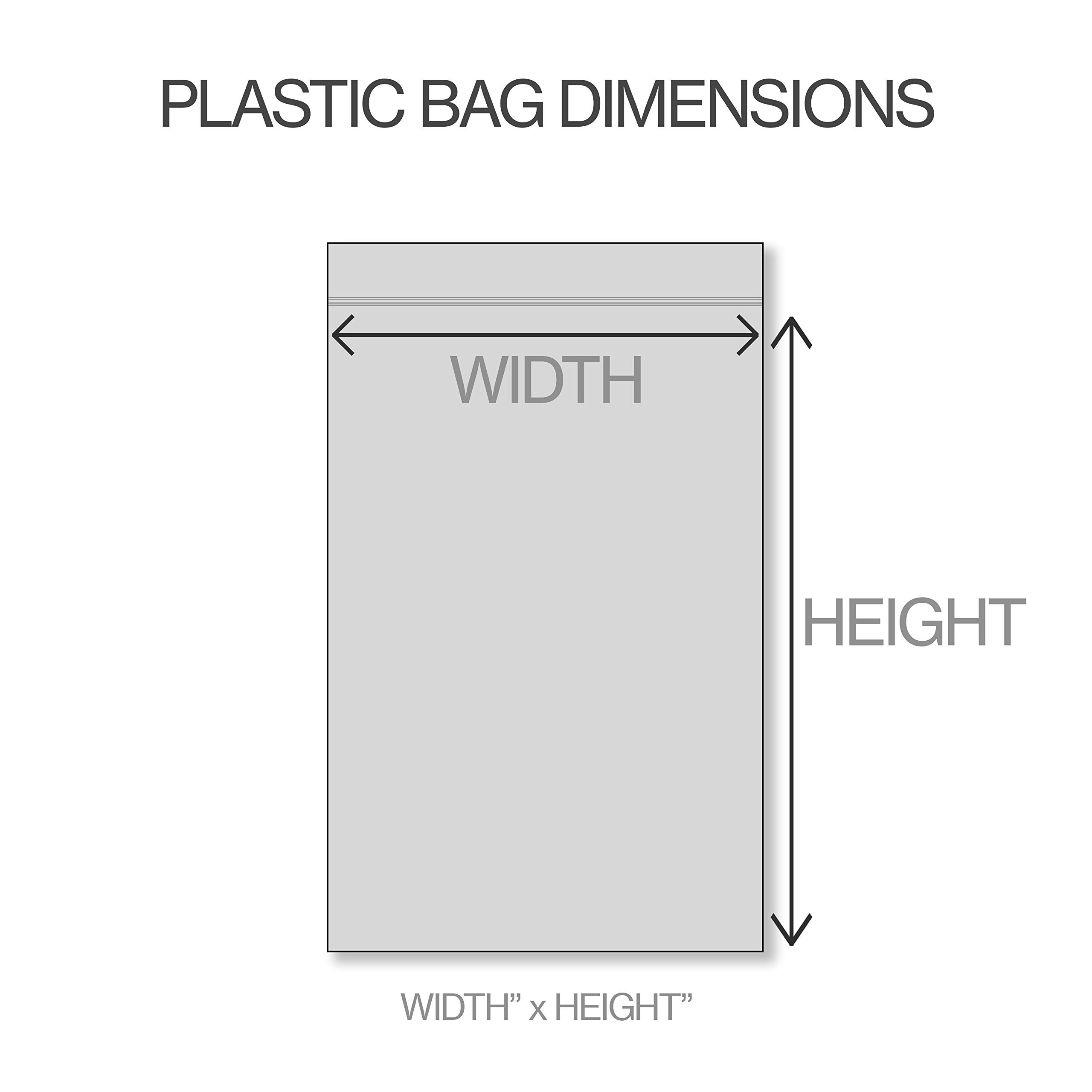 100 Pack Clear Recloseable Zipper Bags for Snacks, Food Storage & Sandwiches - 5x7 Inches, 1.4 Mil Thick - Airtight Seal for Freshness | Perfect for Lunch Boxes, Meal Prep & Organizing Small Items