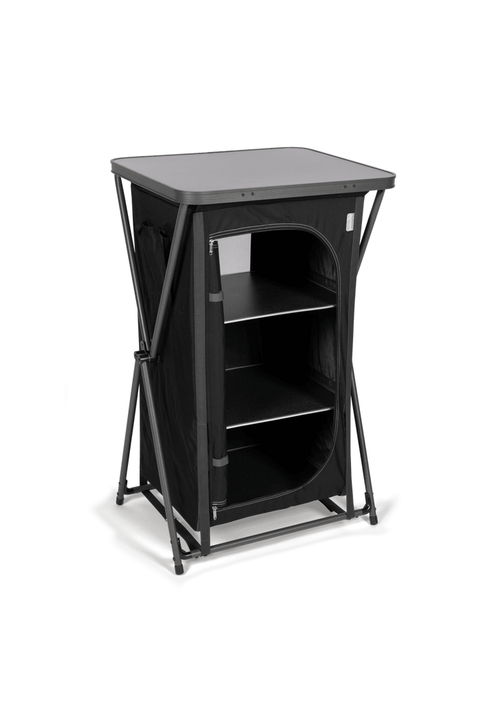 Dometic Amber Camping Cupboard - Portable Outdoor Storage Cabinet for RV, Van, and Camping - Perfect for Kitchen Organization and Gear Storage on Road Trips