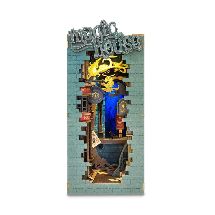 DIY Miniature House Kit - Magic House Model Building Set for Adults & Teens - Creative Craft Project for Home Decor, Gifts & Relaxation - Perfect for Hobbyists, Collectors & DIY Enthusiasts
