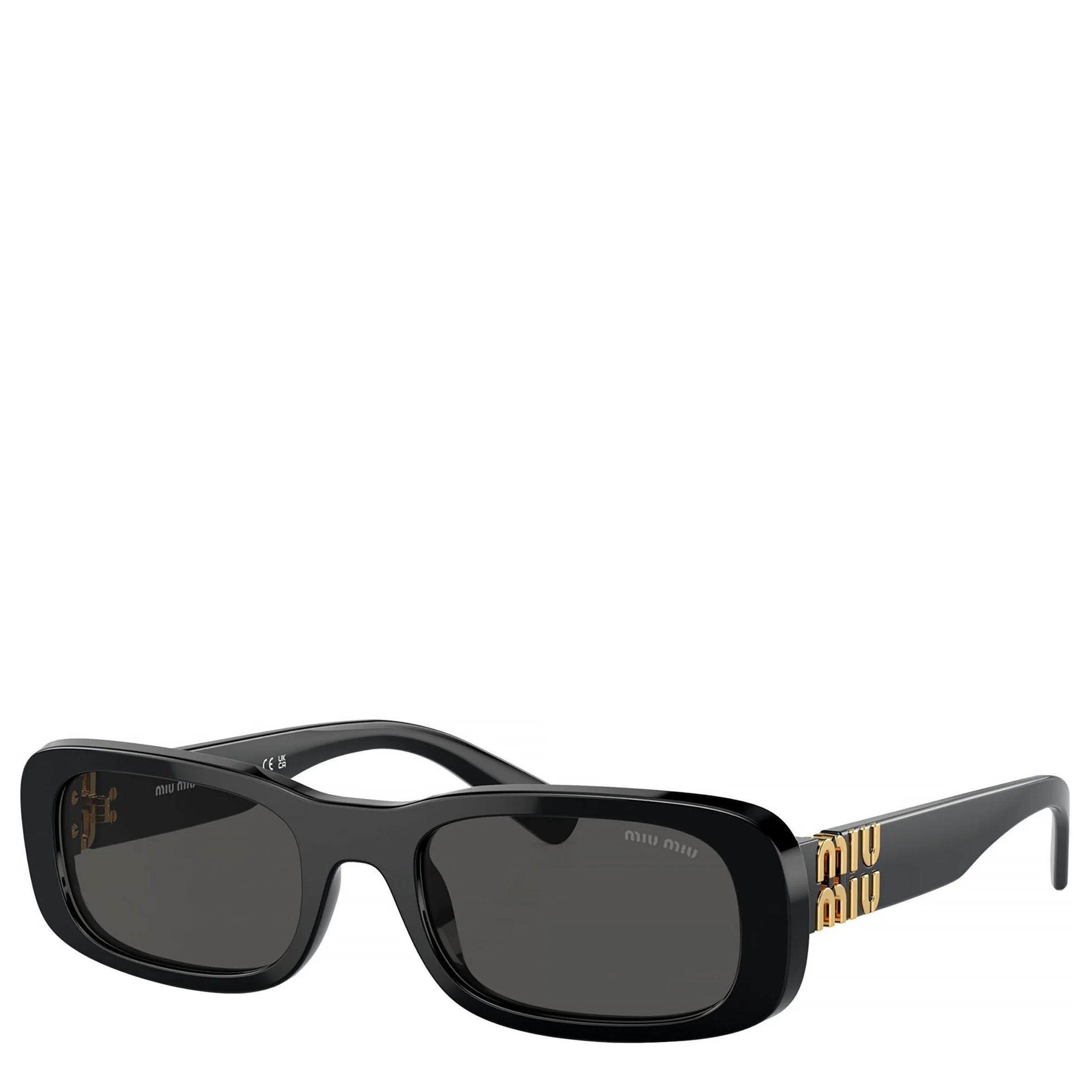 Miu Miu MU08ZS Glimpse Pillow Sunglasses - Black Gradient Lens for Women | Fashion Luxury Sunglasses for Beach, Driving & Outdoor Activities