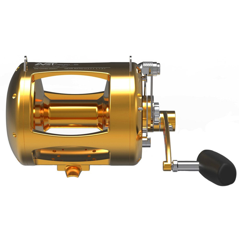 Avet T-RX 80W 2-Speed Quad Disc Big Game Fishing Reel - Saltwater Offshore Trolling & Deep Sea Fishing Reel for Marlin, Tuna & Swordfish