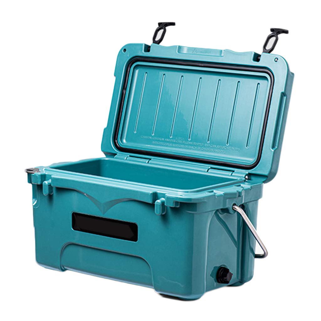 KYEEY 24 Quart Wheeled Cooler - Large Capacity Portable Refrigerated Box with Drainage, Lightweight Design for Outdoor Camping, Picnics, and Beach Trips