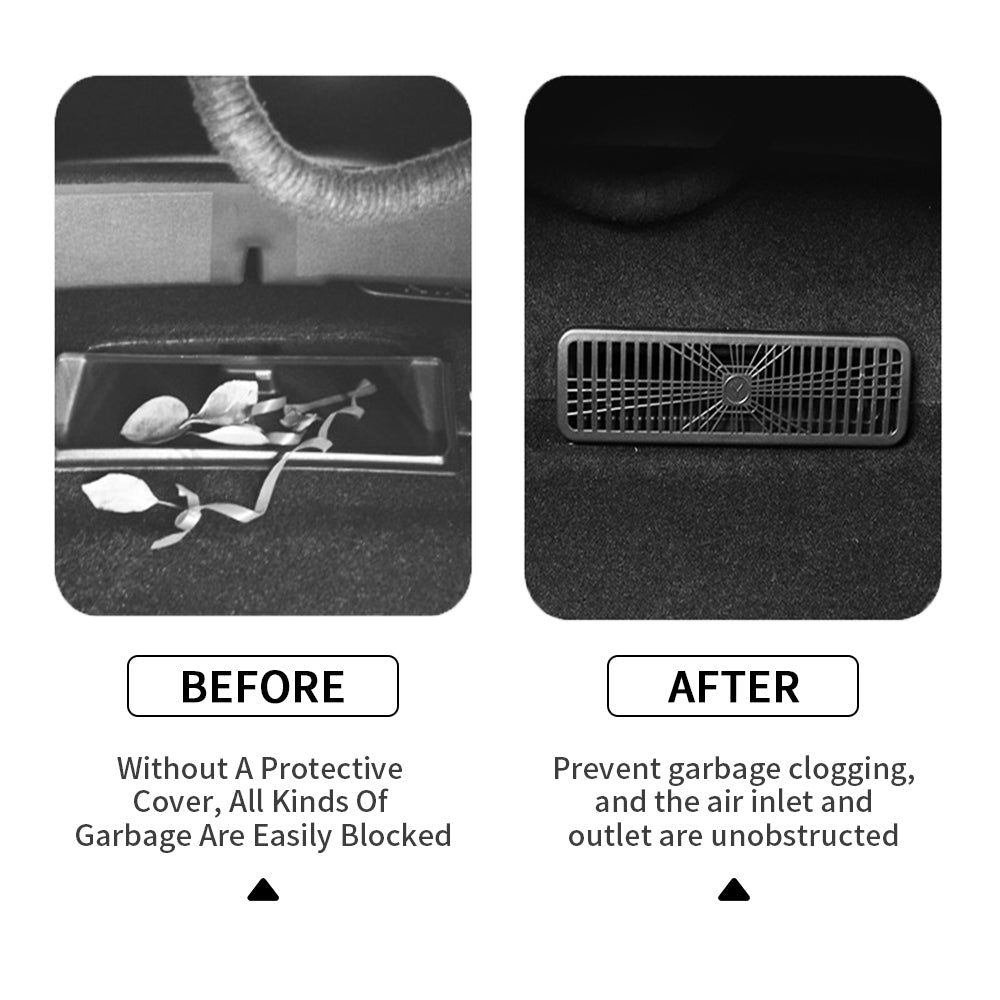 Premium Custom Fit Under Seat Vent Covers for Tesla Model Y Juniper (2025+) - Durable ABS Plastic Interior Protectors | Perfect for Road Trips & Daily Commute Protection