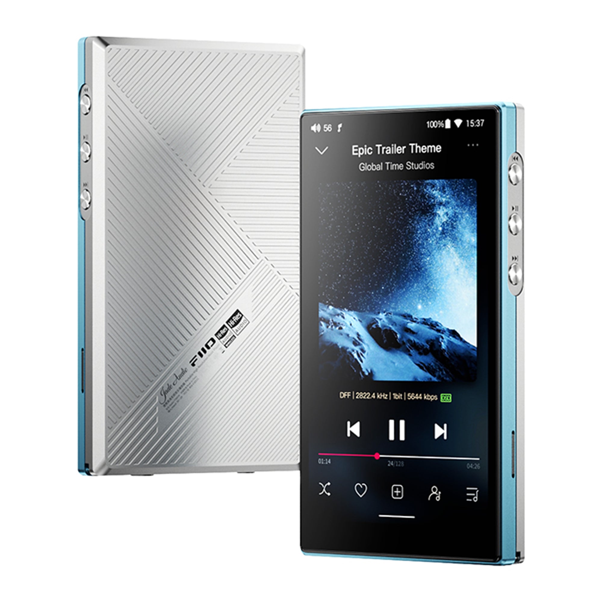FiiO JM21 High-Resolution Portable Digital Audio Player - Lossless Music Player with Hi-Fi Sound Quality for Audiophiles | Perfect for Commuting, Travel & Home Listening